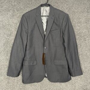 Perry Ellis Portfolio Suit Blazer Mens 42 Reg Charcoal Gray‎ NWT $119